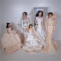 5 Bride Dolls, 25th Anniversary Tonner Doll