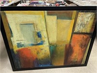 Large Oil on Canvas Abstract Art
