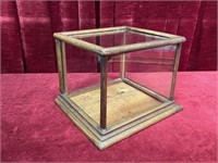 Antique Oak Store Counter Display Case - Note