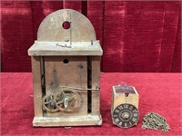 2 Wood Clock Movements