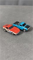 2pc Vtg Aurora AFX Slot Cars w/ Nissan 240Z