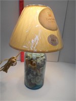 Blue BALL Jar Lamp