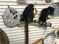 METAL HAND-MADE KISS BASS PROP /HEADS