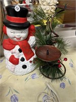 SNOWMAN / CANDLE DECOR