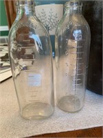 2 Vintage Baby Bottles