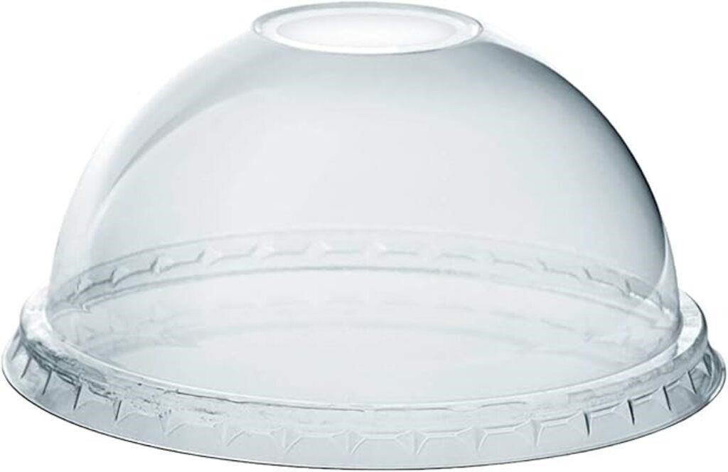 *NEW*100CT Crystal Clear PET Plastic Dome Lids