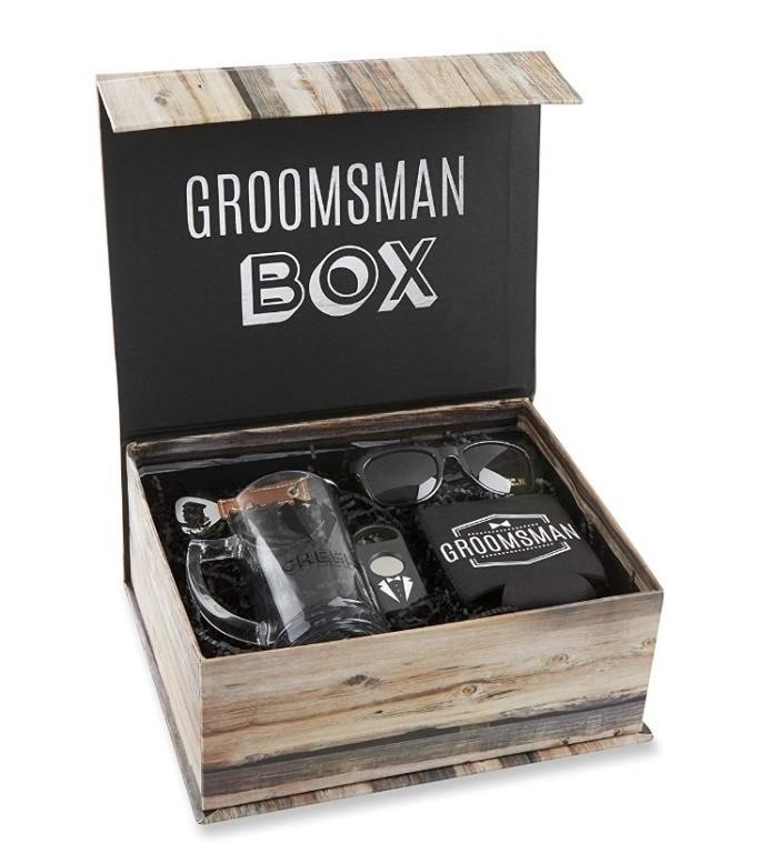 **Groomsmen Men's Beer Gift Set **