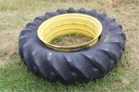 18.4 X 34 tire with good rim
