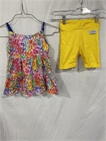 DAFFODIL TODDLERS DRESS AND SHORTS (SIZE 2T)