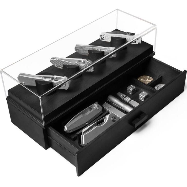 HOLME AND HADFIELD POCKET KNIFE DISPLAY CASE