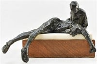 Signed Stanley Bleifeld Bronze Figural Sculpture