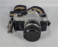 Nikon Fg Camera W/ 50mm Lens