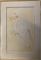 Numbered Lithograph - Jockey by Laszlo Dus