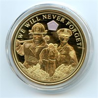 American Mint We Will Never Forget 9-11 Token