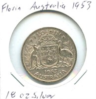 Silver Florin - Australia 1953