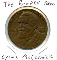 The Reaper Token Cyrus McCormick