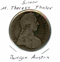 Silver M. Theresa Thaler - Burgan Austria