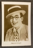 HAROLD LLOYD: Antique Tobacco Card (1932)