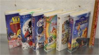 Disney VHS movies, 4 sealed, see pics