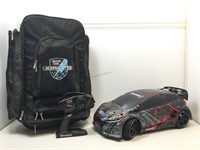 Pro Racing RC Car in Carry Bag w/ Remote.