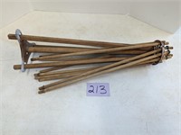 Antique Wood Drying Rack