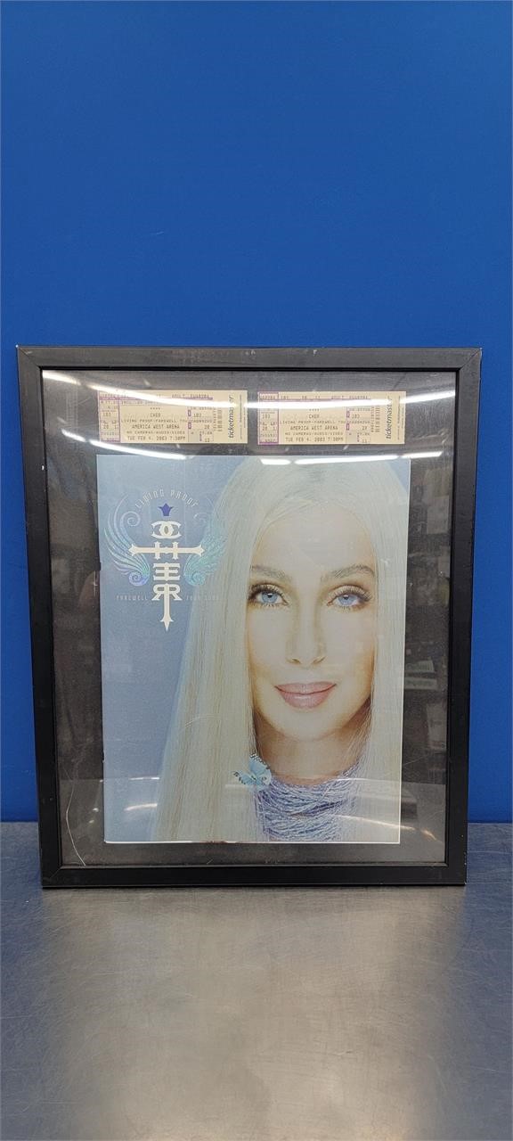 Cher Living Proof-Farewell Tour Poster Tickets