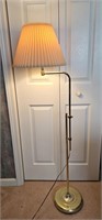 Adjustable Brass Floor Lamp 
15×35.5×13" -