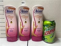 3 - 9 oz. Bottles of Nair Hair Remover Lotion