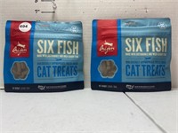 Six Fish Freeze Dried Cat Treats - 2 Bags for 1