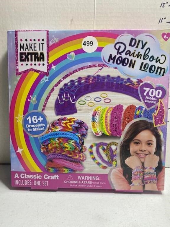 NIB - DYI Rainbow Moon Loom Bracelets Kit