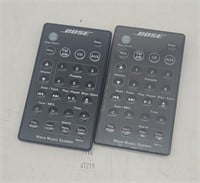 (2) Bose Wave Music System Remote Controls