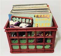 60 various vinyl albums. Crate not included!