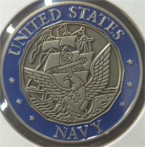 United States Navy American legion challenge coin
