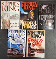 Lot Of 5 Stephen King Books with covers