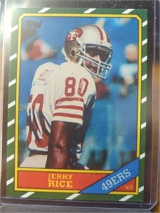 1986 Jerry Rice rookie card RP