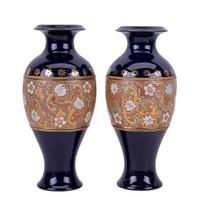 Antique Royal Doulton Urn Vases