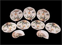 Fitz + Floyd Seashell Bowls (9pc)