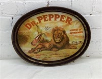 Vintage 15x12" Dr Pepper Metal Tray