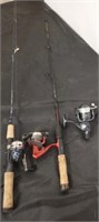 RODS AND REELS, TACKLE TRAY