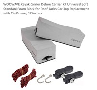 WOOWAVE Kayak Carrier Deluxe Carrier Kit