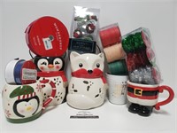 NIP Christmas Lanterns, Ribbon & More!