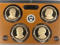 2013 S Presidential Dollar Proof Set 4 Coins