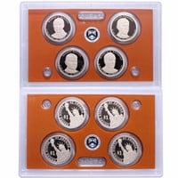 2014 S Presidential Dollar Proof Set 4 Coins