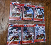 MLB Baseball Action Allstars Baseball Packs x 6