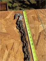 7 ft logging chain - hooks on both ends