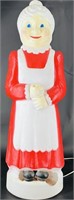 Vintage Mrs Clause Blowmold (Works) 38” See