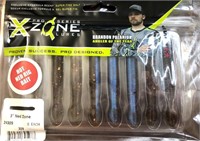 X-Zone 3'' Ned Zone Violet lURES, 8 PACK