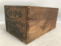 The Diamond Match Co Wooden Shipping Crate