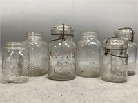 Clear Glass Mason Jars