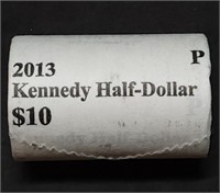 Gem BU Original Roll 2013 P Kennedy Half Dollars